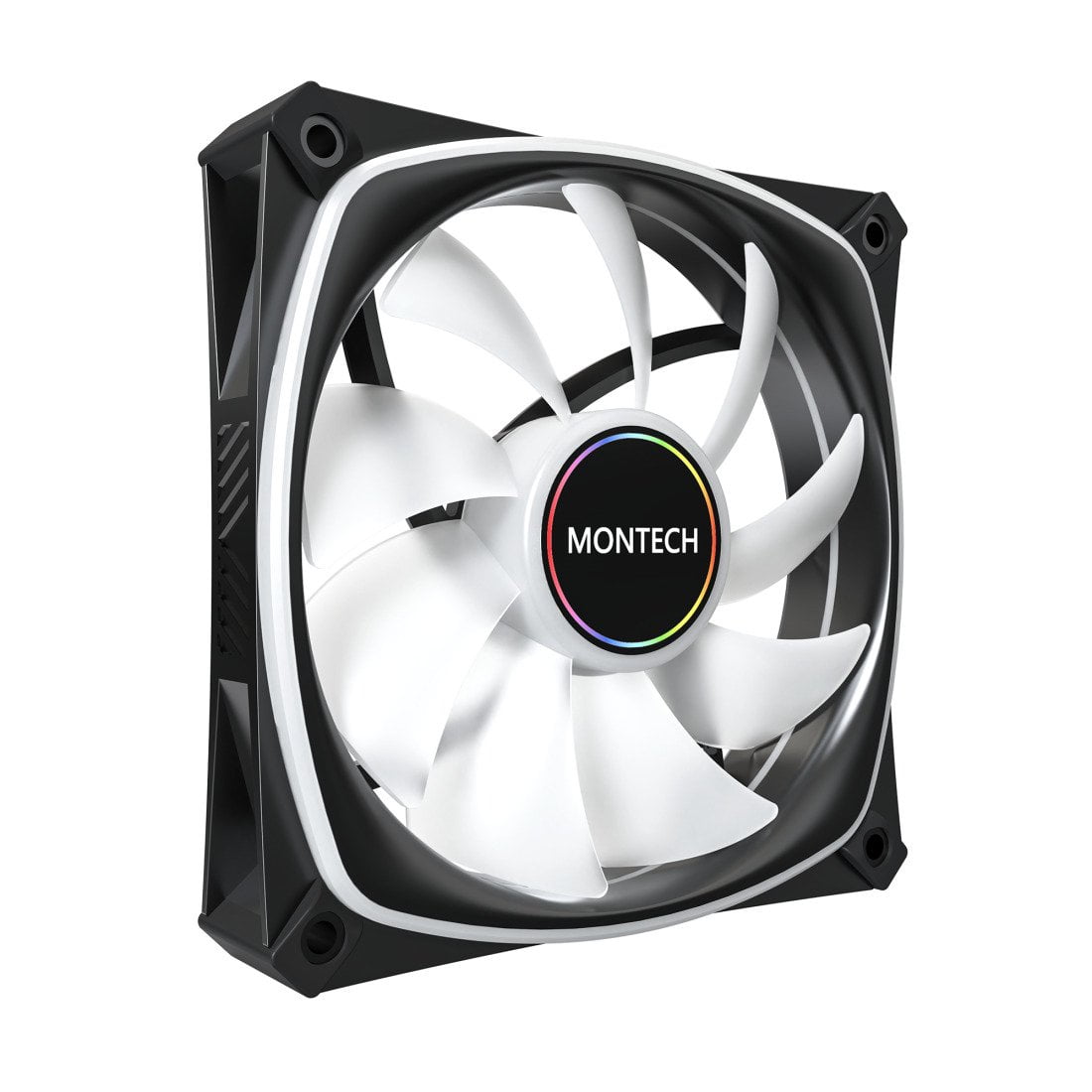 GUNMANSA Montech AX120 PRO AX120PB ARGB Fan, 1600PWM, High-End Durability 120mm, Black