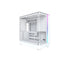 GUNMANSA MONTECH KING 45 KING45W ATX PC Case, Curved Panoramic Glass, Chimney Airflow, 360mm Radiator Support (White)