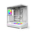 GUNMANSA MONTECH SKY 3 ATX PC Case, Panoramic Glass, Adjustable Airflow, Personalized Design, 360mm Radiator Support, 3x120mm ARGB PWM Fans Pre-Installed, Compact Build for Next-Gen GPU, White (SKY3W)