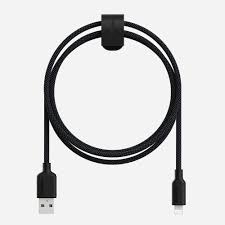 GUNMANSA mophie-Essentials-Cable-USBA-lightning-2 meter-Black