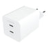 GUNMANSA mophie-Essentials-Power Adapter-Dual USB-C-PD-50W-White-EU