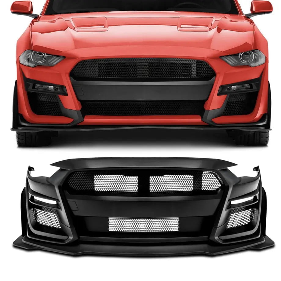GUNMANSA MP Concepts - Mustang (18-23) GT500 Style Front Bumper Upgrade