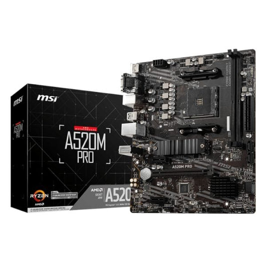 GUNMANSA MSI A520M-PRO AMD AM4 MATX Gaming Motherboard