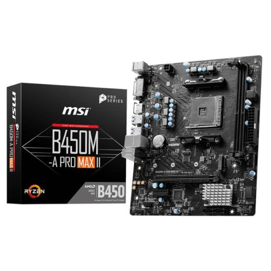 GUNMANSA MSI B450M-APRO MAX II AMD AM4 MATX Gaming Motherboard