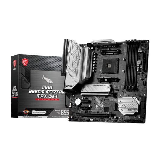 GUNMANSA MSI B550M MORTAR MAX WIFI AMD AM4 M-ATX Gaming Motherboard