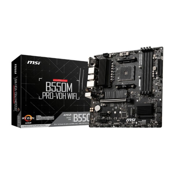 GUNMANSA MSI B550M PRO-VDH WIFI AMD AM4 MATX Gaming Motherboard