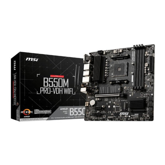 GUNMANSA MSI B550M PRO-VDH WIFI AMD AM4 MATX Gaming Motherboard