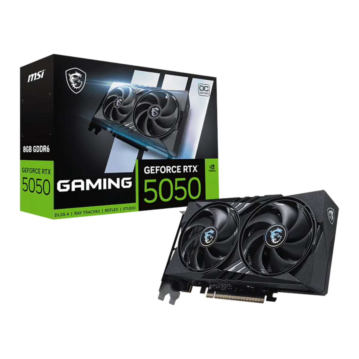 GUNMANSA MSI GeForce RTX 5050 8G GAMING OC Graphics Card