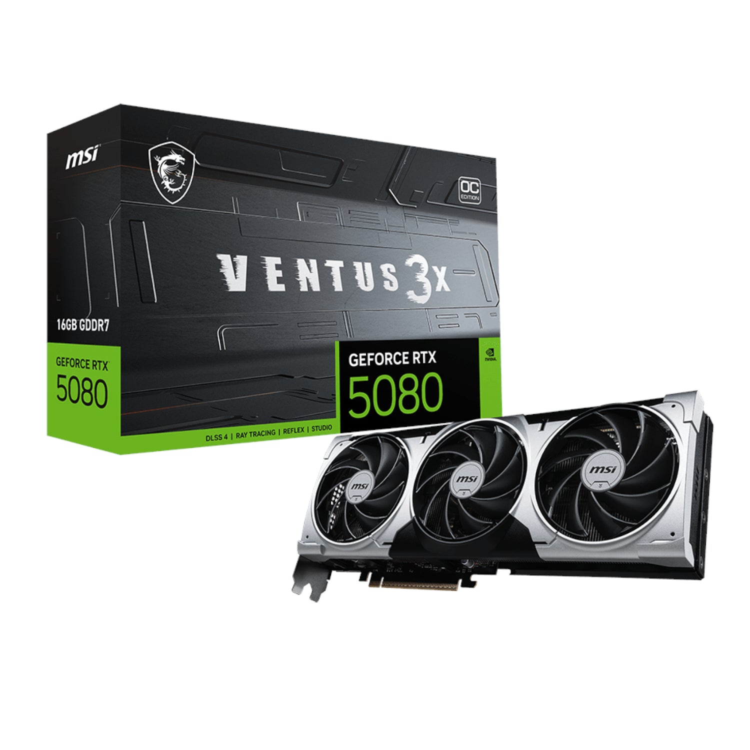 GUNMANSA MSI GeForce RTX 5080 16G VENTUS 3X OC PLUS Graphics Card