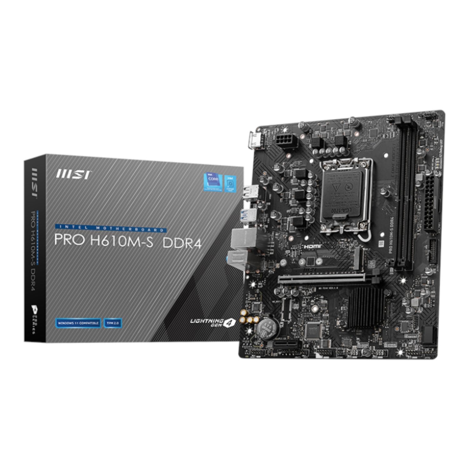 GUNMANSA MSI H610M-S PRO LGA1700 M-ATX DDR4 Motherboard