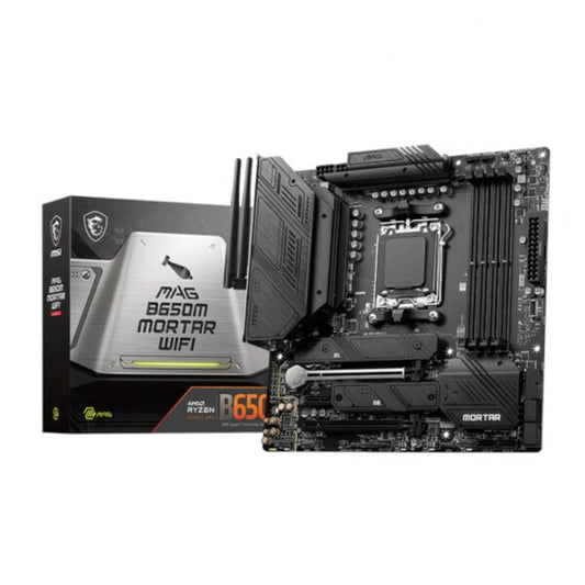 GUNMANSA MSI MAG B650M MORTAR WIFI AMD AM5 mATX Gaming Motherboard