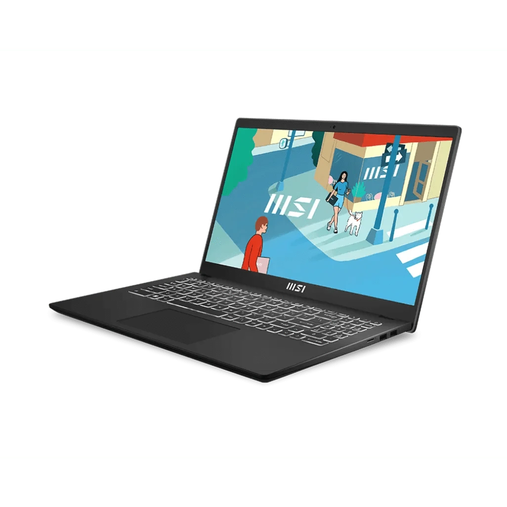 GUNMANSA MSI Modern|Intel Core i9-13900H |Classic Black |15.6''|Iris Xe Graphics |DDR IV 16GB |1TB NVMe|1yr Wty|OS-DOS