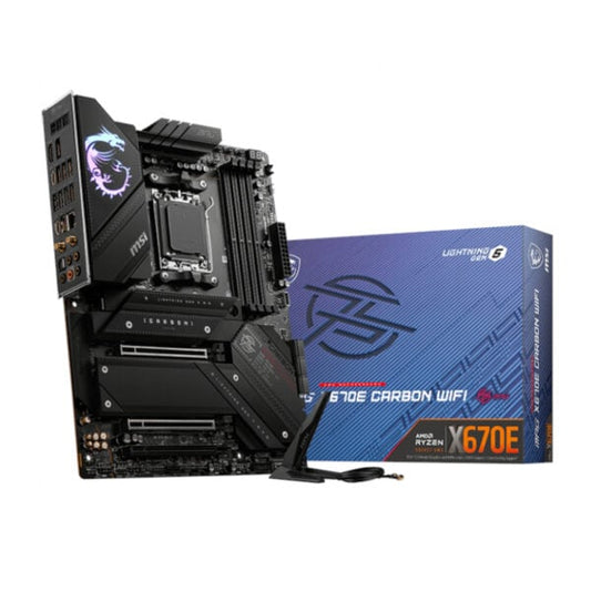 GUNMANSA MSI MPG X670E CARBON WIFI AMD AM5 ATX Gaming Motherboard