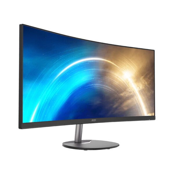 GUNMANSA MSI PRO MP341CQ 34″ VA Ultrawide Curved Pro Monitor (1500R, 3440×1440, 1ms, 100Hz)