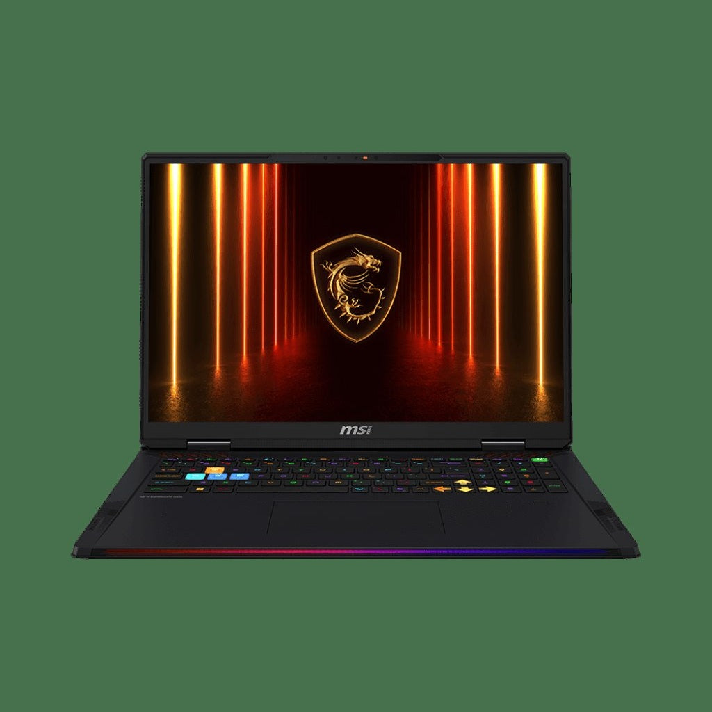 GUNMANSA MSI RAIDER 18 HX AI A2XWIG-265ZA / INTEL CORE ULTRA 9 285HX / DDR 5 64GB 6400MHz (2x 32GB) / 2TB NVME PCIE SSD (1x 2TB) / RTX 5080 GDDR7 16GB / 18" UHD+ (3840*2400) 120Hz MINILED / WINDOWS 11 HOME/ TITAN GAMING BACKPACK / CORE BLACK / 2 YEAR WARRANTY