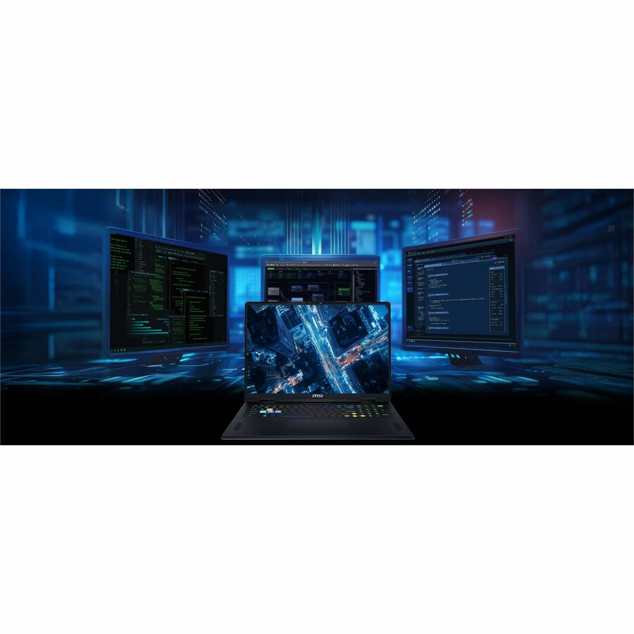 GUNMANSA MSI Vector A18 HX A9WIG-076US 18" Gaming Notebook - QHD+ - 240 Hz - AMD Ryzen 9 9955HX - 64 GB - 2 TB SSD - Cosmo Gray