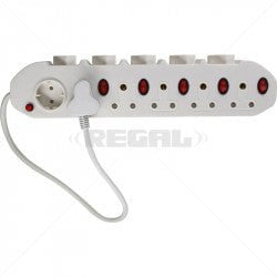 GUNMANSA Multiplug 11-Way 5x3 Pin 6x2 Pin Switched Part No: HW35
