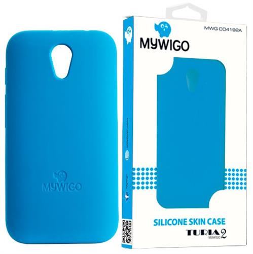 GUNMANSA MyWiGo CO4192A Silicon blue bumper for MyWigo Turia 2