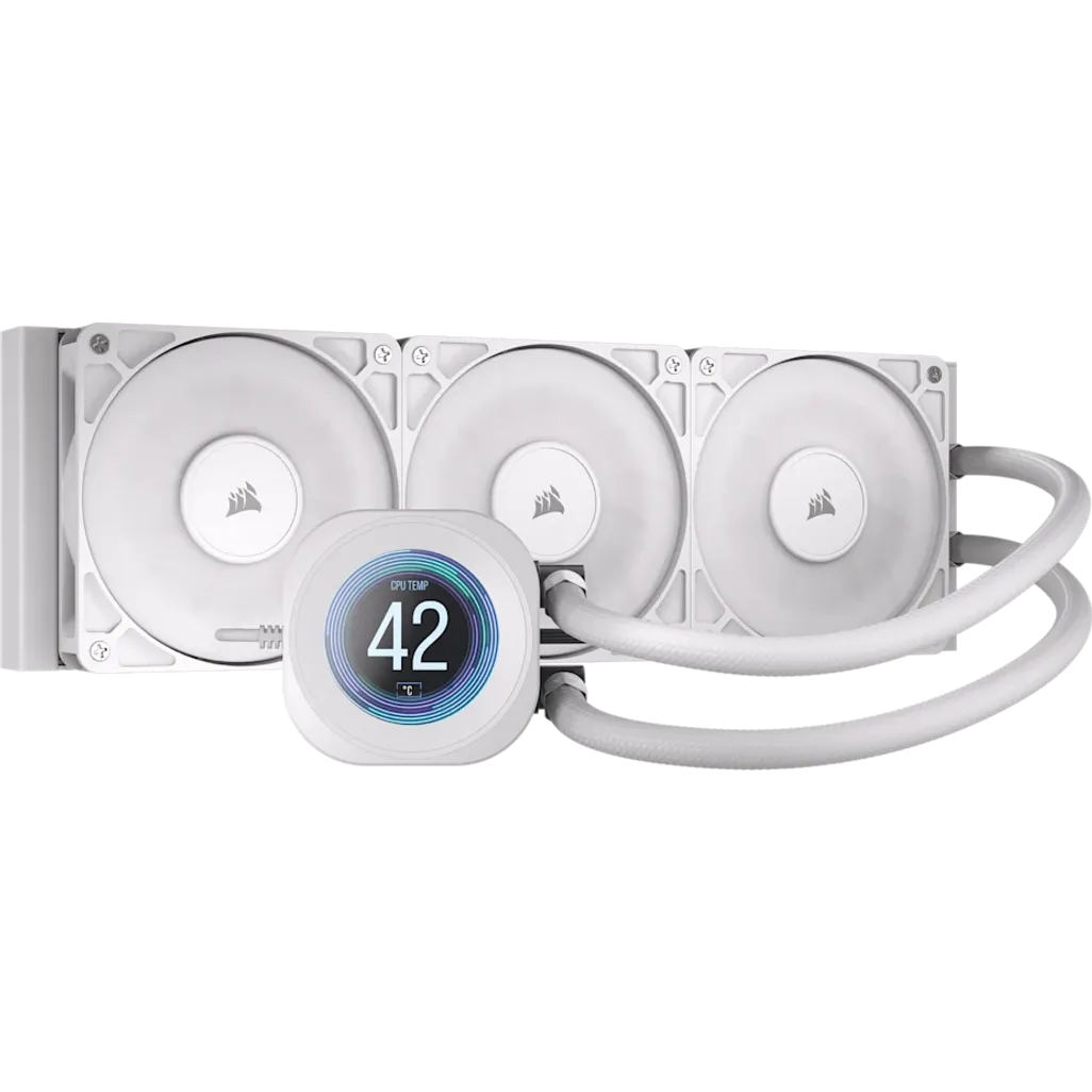 GUNMANSA ''NAUTILUS 360 RS LCD Liquid CPU Cooler – 2.1'''' IPS LCD Screen – RS120 Fans – 360 mm Radiator – LGA 1851/1700;
AMD® AM5/AM4 -