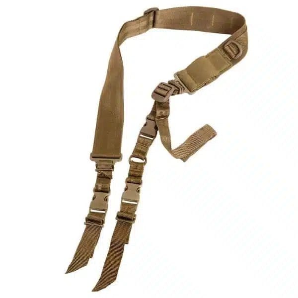 GUNMANSA NC STAR AARS1P SINGLE POINT BUNGEE SLING-TAN