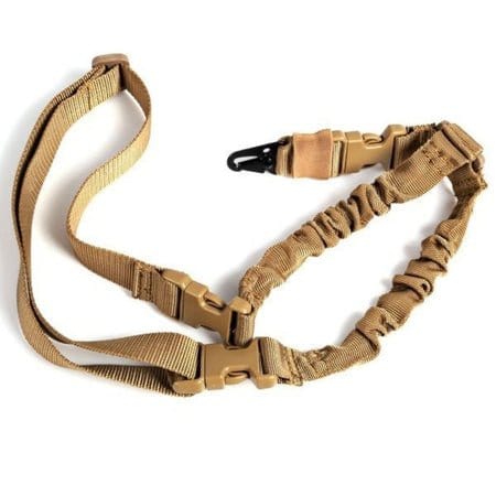 GUNMANSA NC STAR AARS1P SINGLE POINT BUNGEE SLING-TAN