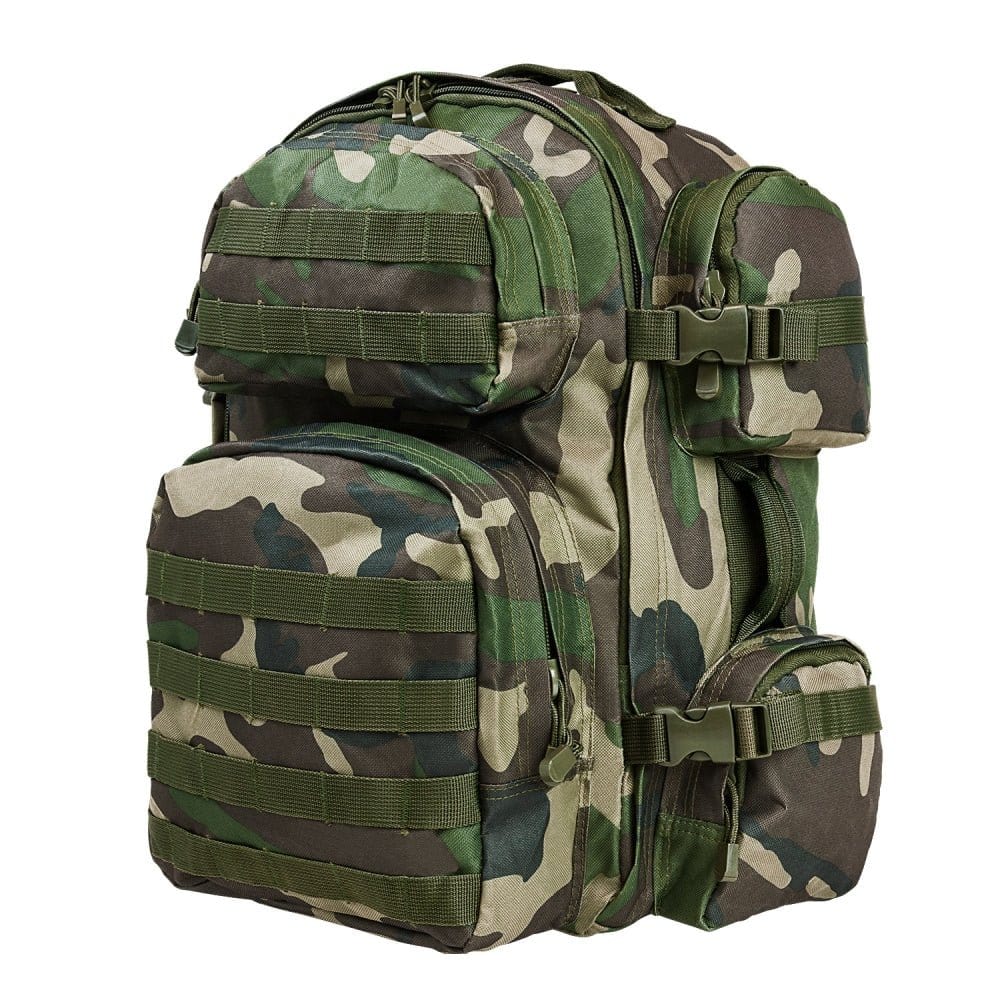 GUNMANSA NC STAR  Tactical Backpack - WOODLANDS CAMO