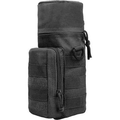 GUNMANSA NC STAR Tactical Military Water Bottle Bag - Black