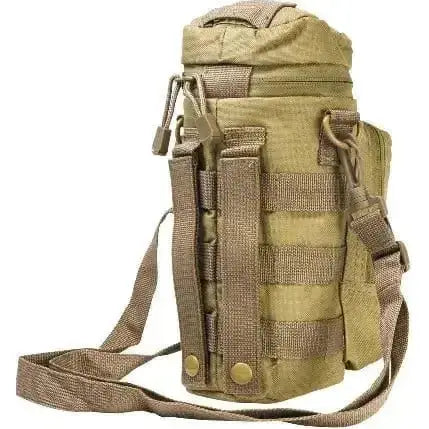 GUNMANSA NC STAR Tactical Military Water Bottle Bag - TAN