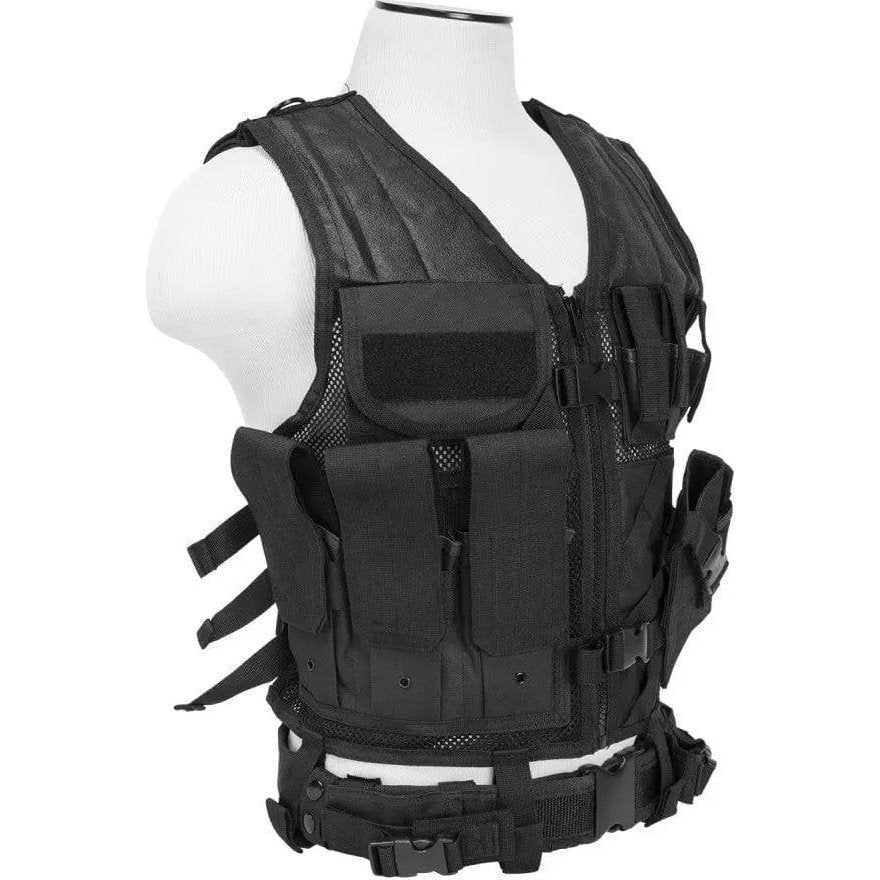 GUNMANSA NC STAR UPC: 814108014025 VISM Tactical Vest [MED-2XL] - Black