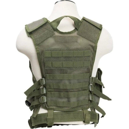 GUNMANSA NC STAR UPC: 814108014025 VISM Tactical Vest [MED-2XL] - GREEN