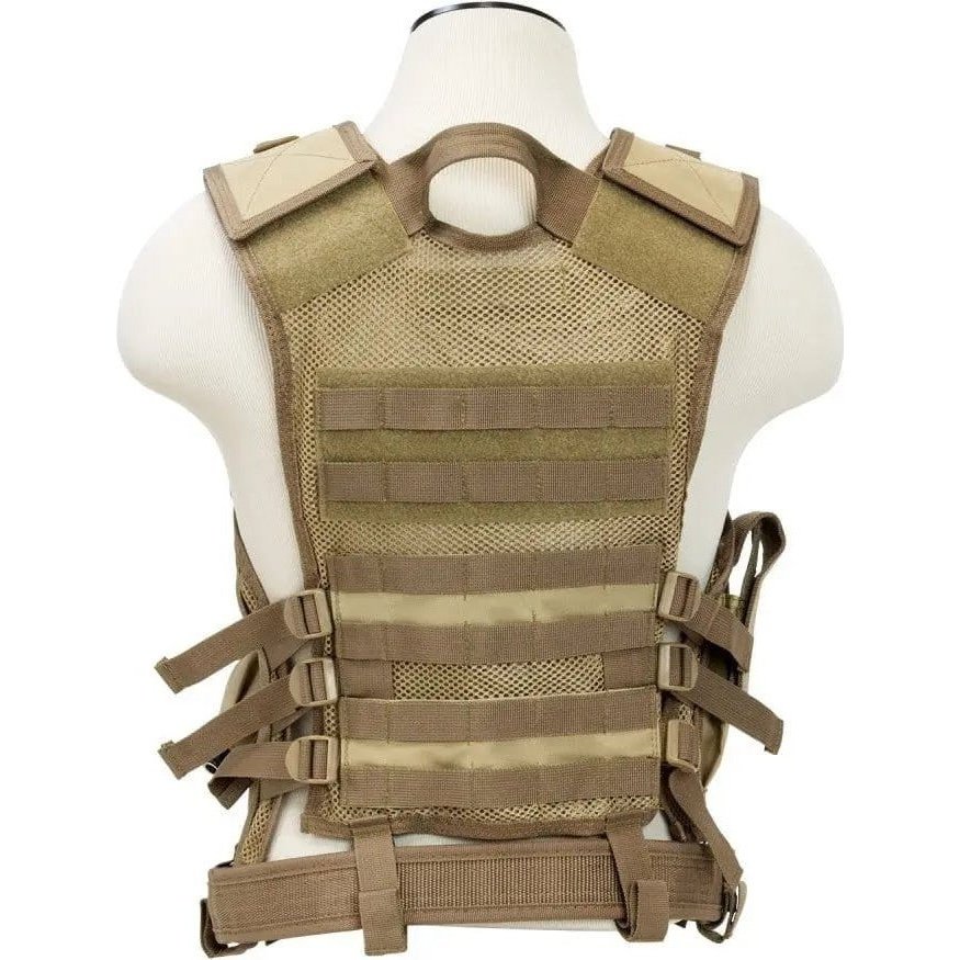 GUNMANSA NC STAR UPC: 814108014025 VISM Tactical Vest [MED-2XL] - TAN