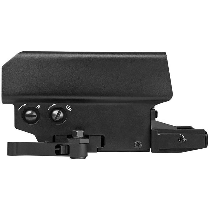 GUNMANSA NcStar Vism Quick Release Urban Cross Grid Dot Sight With Green Laser And Red/White NAV