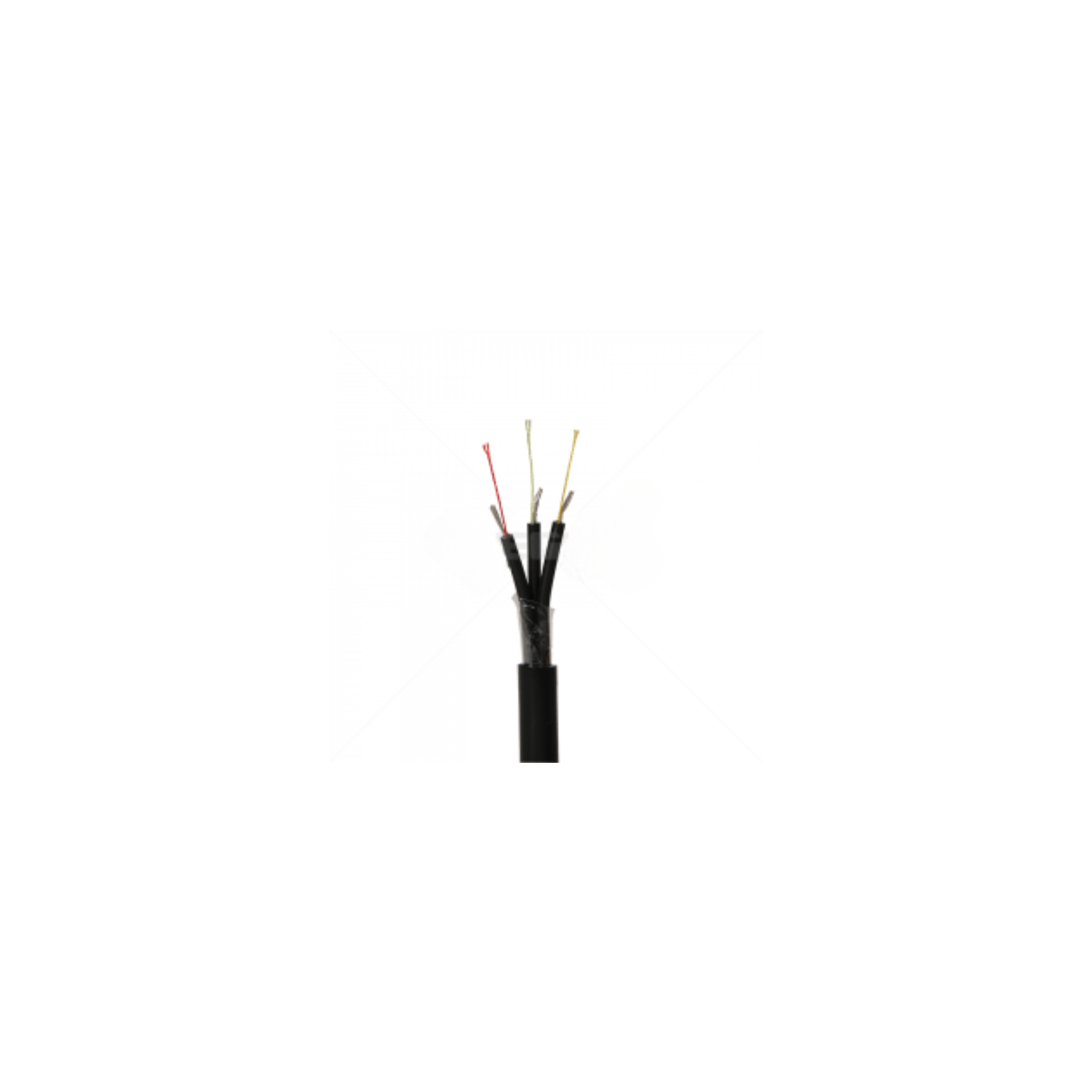 GUNMANSA Nemtek 3 Core HT Cable 100m Black - Heavy-Duty Electric Fence Connection