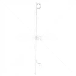 GUNMANSA Nemtek Agri Pigtail 1050 (1310) 8mm White Electric Fence Post EF29-31