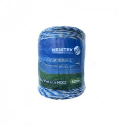 GUNMANSA Nemtek Agri Poly Wire - Blue MIX3 - 400m Part No: EF63-12