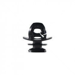 GUNMANSA Nemtek Fence Accessories Insulator - Jurassic - Black 6.2mm Slotted