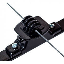 GUNMANSA Nemtek Fence Accessories Insulator -New Look Nailon Black