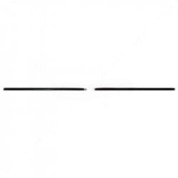 GUNMANSA Nemtek Fence Accessories Stay - 600mm Galvanised Powder Coated Black Part No: EF37-12