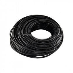 GUNMANSA Nemtek Fence HT Wire HT Cable - Slimline 100m Black Part No: EF21