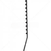 GUNMANSA Nemtek Fence Pole - 10Line Square Tube Angled Black Part No: EF11-14