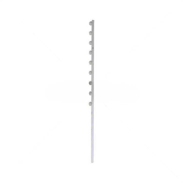 GUNMANSA Nemtek Fence Pole - 10Line Square Tube Straight White Part No: EF11-18