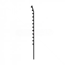 GUNMANSA Nemtek Fence Pole - 12Line Square Tube Golf Black Part No: EF11-13