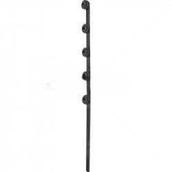 GUNMANSA Nemtek Fence Pole - 5Line Flat Bar Black Part No: EF09-1