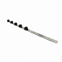 GUNMANSA Nemtek Fence Pole - 5Line Flat Bar Galvanised BB Part No: EF09-6