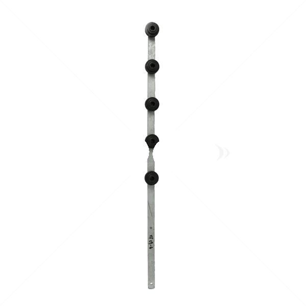 GUNMANSA Nemtek Fence Pole - 5Line Flat Bar Galvanised BB Part No: EF09-6