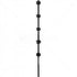 GUNMANSA Nemtek Fence Pole - 5Line Round Black Part No: EF11