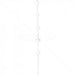 GUNMANSA Nemtek Fence Pole - 5Line Round White Part No: EF12