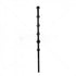 GUNMANSA Nemtek Fence Pole - 6Line Flat Bar Straight Black Part No: EF12-1