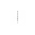 GUNMANSA Nemtek Fence Pole - 6Line Round Galvanised BB