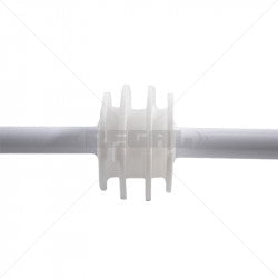 GUNMANSA Nemtek Fence Pole - 6Line Round White Part No: EF16